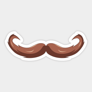 Mustache Sticker